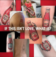 Tattoos of Heinz brand