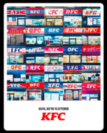 collage of KFC stores