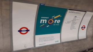 Colt ad in underground metro