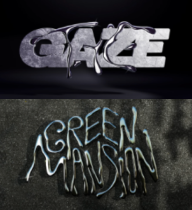 Liquid metal font